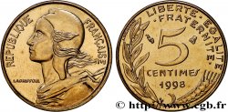 5 centimes Marianne, 4 plis 1998 Pessac F.125/41