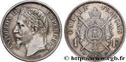 1 franc Napoléon III, tête laurée 1868 Strasbourg F.215/11