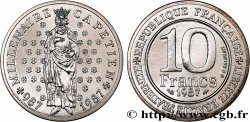 Brillant Universel argent 10 francs Millénaire Capétien 1987 Paris F5.1301 4