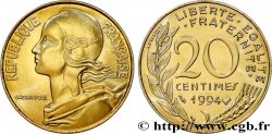 20 centimes Marianne, différent abeille, BU (Brillant Universel) 1994 Pessac F.156/38