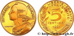 5 centimes Marianne, BE (Belle Épreuve) 1991 Pessac F.125/27 var.