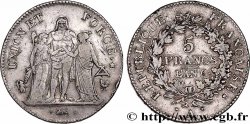 5 francs Union et Force, Union serré, avec glands intérieurs et gland extérieur 1798 Paris F.288/13