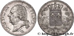 5 francs Louis XVIII, tête nue 1817  Paris F.309/14