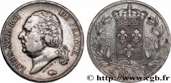 5 francs Louis XVIII, tête nue 1818 Rouen F.309/29