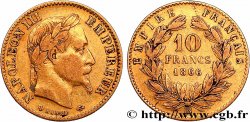 10 francs or Napoléon III, tête laurée 1866 Strasbourg F.507A/14