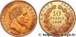10 francs or Napoléon III, tête laurée 1868 Paris F.507A/17