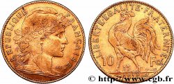 10 francs or Coq 1910 Paris F.509/11