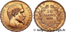 20 francs or Napoléon III, tête nue 1856 Paris F.531/9