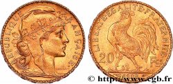 20 francs or Coq, Dieu protège la France 1903 Paris F.534/8