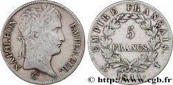 5 francs Napoléon Empereur, Empire français 1811 Nantes F.307/38