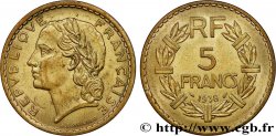 5 francs Lavrillier, bronze-aluminium 1938  F.337/1