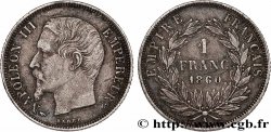 1 franc Napoléon III, tête nue 1860 Paris F.214/14