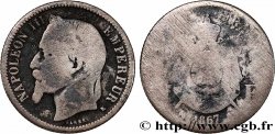 1 franc Napoléon III, tête laurée 1867 Bordeaux F.215/7