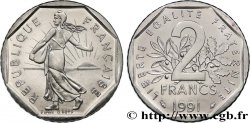 2 francs Semeuse, nickel, Brillant Universel, frappe médaille 1991 Pessac