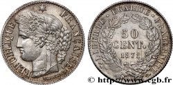50 centimes Cérès, Troisième République 1871 Paris F.189/1