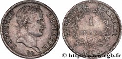 1 franc Napoléon Ier tête laurée, République française 1808 Lille F.204/16