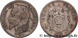1 franc Napoléon III, tête laurée 1866 Strasbourg F.215/4