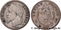 1 franc Napoléon III, tête laurée 1867 Strasbourg F.215/5