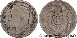 1 franc Napoléon III, tête laurée 1867 Bordeaux F.215/9