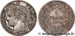 1 franc Cérès, IIIe République 1872 Bordeaux F.216/6