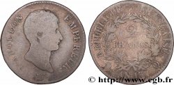 2 francs Napoléon Empereur, Calendrier révolutionnaire 1805 Perpignan F.251/23