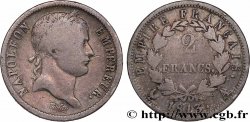 2 francs Napoléon Ier tête laurée, Empire français 1813 Paris F.255/52