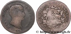 2 francs Napoléon Empereur, Calendrier grégorien 1807 Bayonne F.252/13