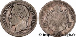 2 francs Napoléon III, tête laurée 1867 Paris F.263/5