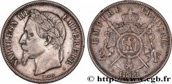 2 francs Napoléon III, tête laurée  1869 Paris F.263/9