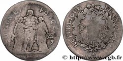 5 francs Union et Force, Union desserré, seulement gland extérieur 1797 Paris F.291/6