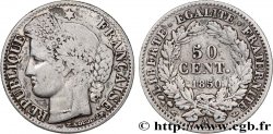 50 centimes Cérès, IIe République 1850 Paris F.184/2
