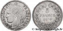 5 francs Cérès, sans légende 1870 Bordeaux F.332/4