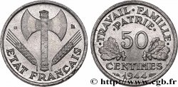 50 centimes Francisque, légère 1944 Beaumont-Le-Roger F.196/5