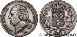 5 francs Louis XVIII, tête nue 1817  Paris F.309/14