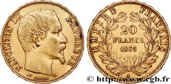 20 francs or Napoléon III, tête nue 1855 Paris F.531/4