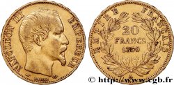 20 francs or Napoléon III, tête nue 1856 Paris F.531/9