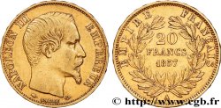 20 francs or Napoléon III, tête nue 1857 Paris F.531/12