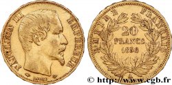 20 francs or Napoléon III, tête nue 1858 Paris F.531/13