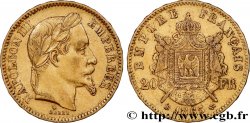 20 francs or Napoléon III, tête laurée 1865 Strasbourg F.532/12