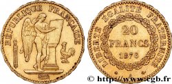20 francs or Génie, Troisième République 1876 Paris F.533/4 TTB 