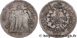 5 francs Union et Force, Union serré, seulement glands intérieurs 1803 Paris F.288/189