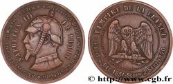 Médaille satirique Cu 32, type C “Chouette monétaire” 1870 s.l. Schw.C2b 