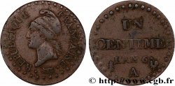 Un centime Dupré 1798 Paris F.100/13
