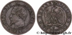 Un centime Napoléon III, tête nue 1855 Marseille F.102/23