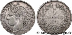5 francs Cérès, sans légende 1871 Bordeaux F.332/8
