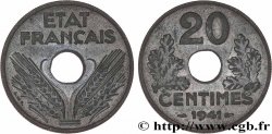 20 centimes État français, lourde 1941  F.153/2 TTB+ 