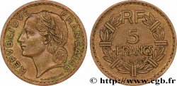 5 francs Lavrillier, bronze-aluminium 1946 Castelsarrasin F.337/8