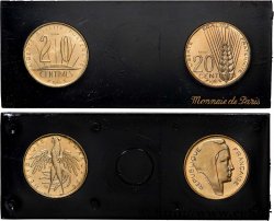 Boîte de deux essais de 20 centimes, Coeffin et Rousseau 1961 Paris GEM.55 6