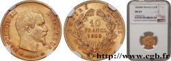 10 francs or Napoléon III, tête nue 1860 Strasbourg F.506/11