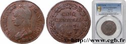 Cinq centimes Dupré, grand module 1799 Lille F.115/78 SPL64 PCGS